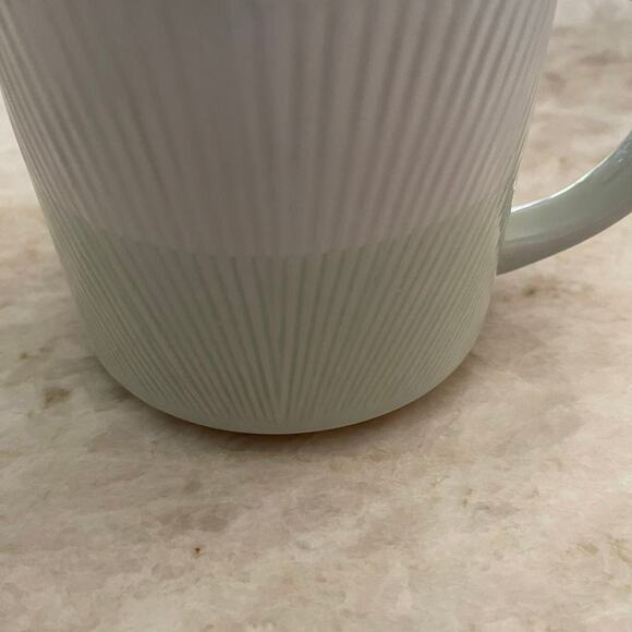 Starbucks 2014 coffee mug. Light teal/white - Picture 9 of 10
